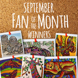 September Fan of the Month Winners