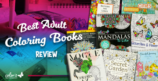 Adult Coloring Book For Women – Spiral Bound With Thick Paper (No Bleed) | Stress Relief & Relaxation