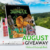 AUGUST 2021 COLORS OF THE JUNGLE COLORING BOOK GIVEAWAY