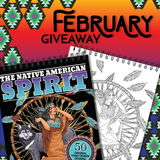 FEBRUARY 2020 COLORIT'S NATIVE AMERICAN SPIRIT COLORING BOOK GIVEAWAY