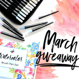 MARCH 2020 COLORIT'S WATERCOLOR BRUSH PENS GIVEAWAY