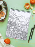 ColorIt Countryside Coloring Book for Adults Illustrated By Jackielou Pareja