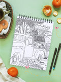 ColorIt Countryside Coloring Book for Adults Illustrated By Jackielou Pareja