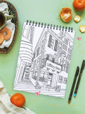 ColorIt Countryside Coloring Book for Adults Illustrated By Jackielou Pareja