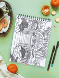 ColorIt Countryside Coloring Book for Adults Illustrated By Jackielou Pareja