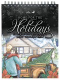 ColorIt Home for the Holidays Adult Coloring Book - Front Cover