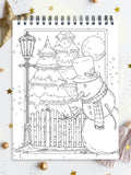 ColorIt Home for the Holidays Adult Coloring Book - Coloring Page