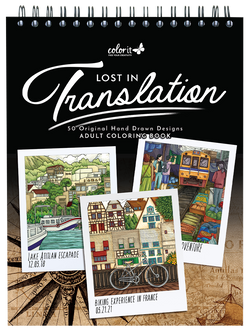 ColorIt Lost in Translation Coloring Book for Adults Illustrated By Terbit Basuki