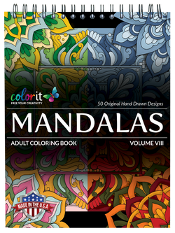 ColorIt Mandalas to Color, Volume VIII Coloring Book for Adults Illustrated By Terbit Basuki