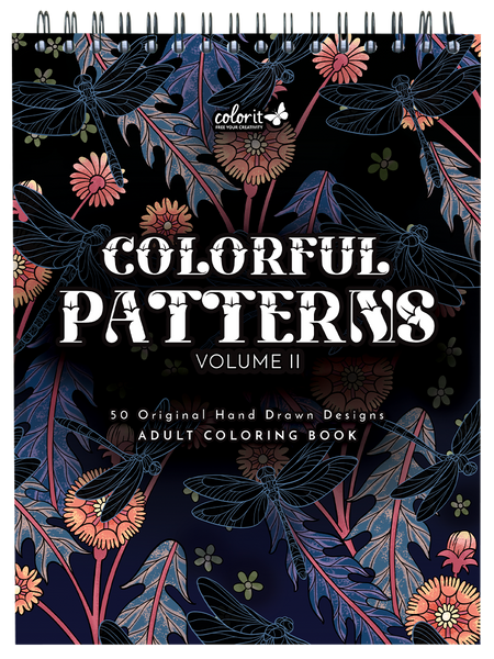 ColorIt Colorful Patterns, Volume II Adult Coloring Book Illustrated By Terbit Basuki
