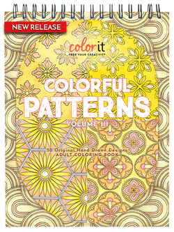 ColorIt Colorful Patterns, Volume III adult coloring book