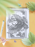 ColorIt Zentangle Coloring Book for Adults Illustrated By Terbit Basuki