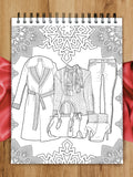 colorit fashion coloring page