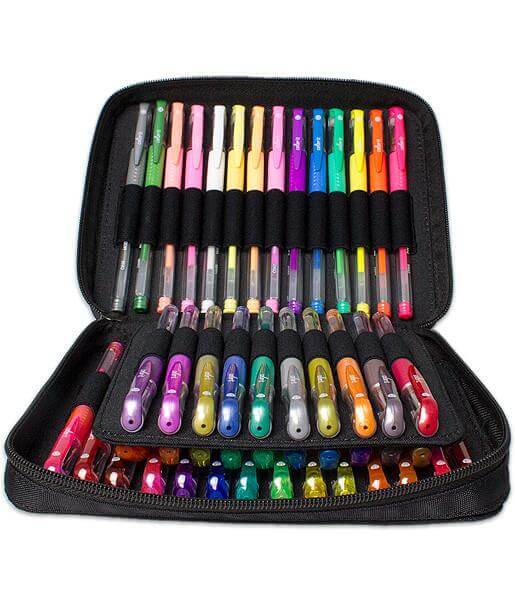 12 pcs Color Gel Neon Pen Set Multicolor Ballpoint Pens for Writing,  Drawing, Painting & Doodling