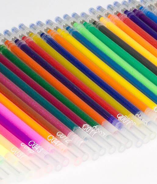 Gel Pens for Adult Coloring Books, Glitter Neon Gel Pens Set Include 60  Colors Gel Marker Pens, 60 Matching Color Refills, for Kids Drawing Gift  Card