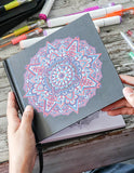 Mandala Sketchbook Pocket Journal 160 Plain Pages