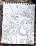 Colorful Unicorns Adult Coloring Book Illustrated By Terbit Basuki