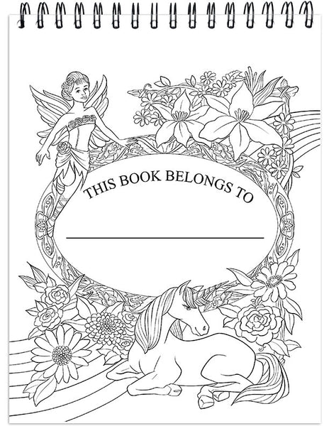 Adult Coloring Book by Unibul Press - Colour with Claire