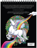 Colorful Unicorns Adult Coloring Book Illustrated By Terbit Basuki