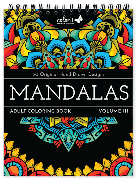 50 Mandala Adult Color By Number Coloring Book: Mandala Color by