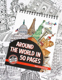 Around The World In 50 Pages Illustrated By Hasby Mubarok