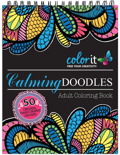 Calming Doodles Volume 1 Illustrated by Virginia Falkinburg
