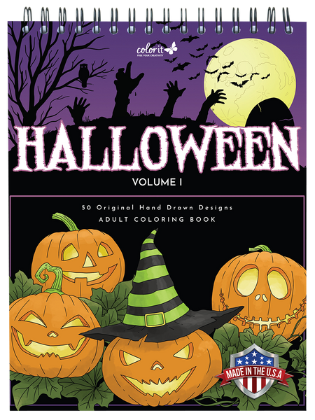 Halloween Coloring Book for Adults by Patrick Bucoy