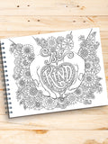 ColorIt Colors of Inspiration Volume 2 - Inspirational Quotes and Positive Affirmations - Inspirational Coloring Page - Be Kind