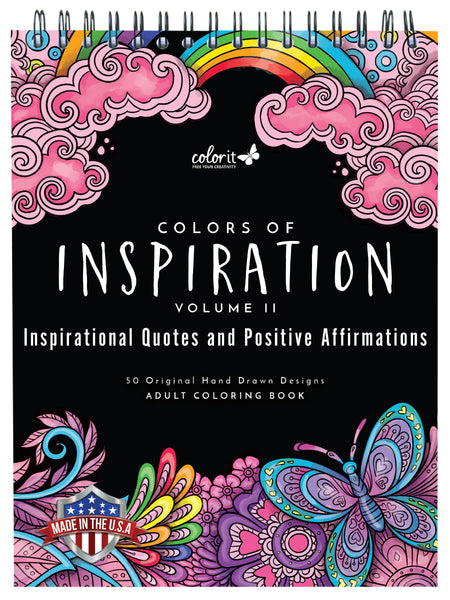 Colors of Inspiration Volume 2 Coloring Book for Adults by Hasby Mubar –  ColorIt