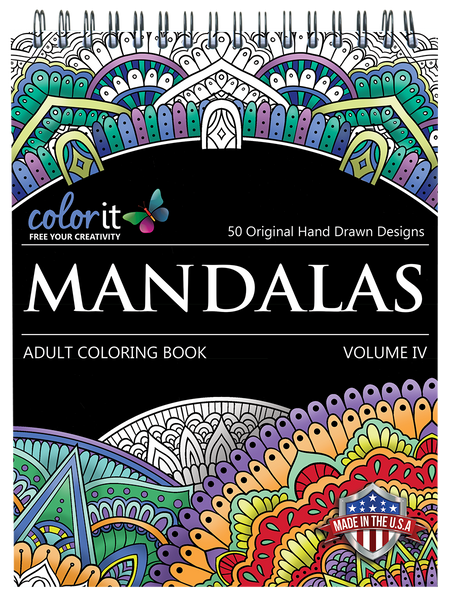 ColorIt Mandalas To Color, Volume VI Coloring Books for Adults