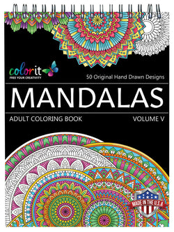 Mandalas To Color Volume 5 Coloring Book by Terbit Basuki