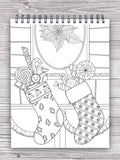 holiday design colorit desserts coloring book