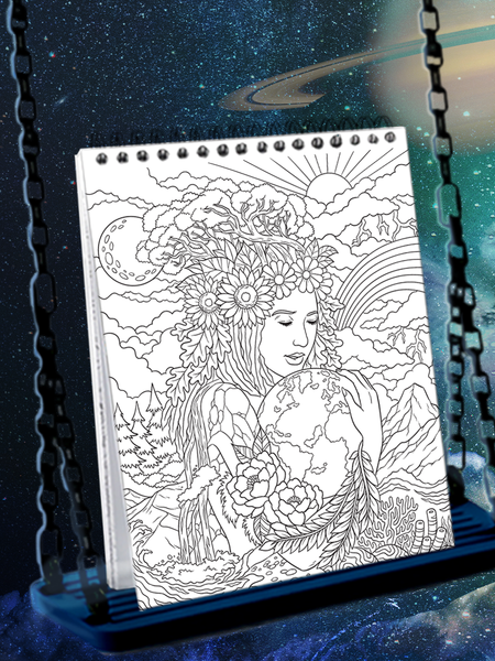 ColorIt Dreamland Coloring Book for Adults - Love and Hate Cover by  Jackielou Pareja