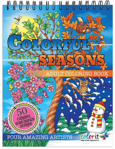 Color & Frame - Seasons (Adult Coloring Book) [Book]