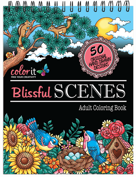 ColorIt Lost in Translation Adult Coloring Book