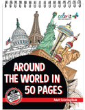 Around The World In 50 Pages Illustrated By Hasby Mubarok