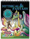 ColorIt Mythical and Fantasy Adult Coloring Book by Terbit Basuki