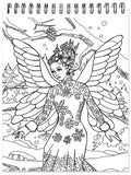 ColorIt Mythical and Fantasy Adult Coloring Book by Terbit Basuki