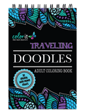 ColorIt Traveling Doodles Illustrated By Virginia Falkinburg