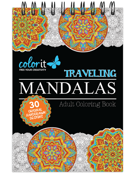 Patterns Mini Coloring Book for Adults: A Travel Size Coloring Book with  Beautiful Pattern Designs For Stress Relief & Relaxation