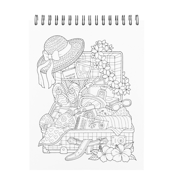 ColorIt Colorful World of Steampunk Adult Coloring Book - 50 Single-Sided  Designs, Thick Smooth Paper, Lay Flat Hardback Covers, Spiral Bound, USA