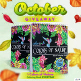 October 2019 ColorIt's Colors of Nature Coloring Book Giveaway