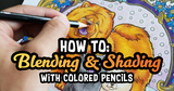 How To Blend and Shade With Colored Pencils For Adult Coloring Books
