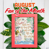 AUGUST 2020 FAN OF THE MONTH CONTEST