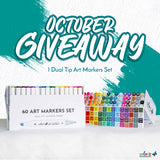 OCTOBER 2020 COLORIT'S 60 ART MARKERS SET GIVEAWAY