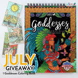 JULY 2021 GODDESSES COLORING BOOK GIVEAWAY