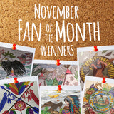 November Fan of the Month Winners