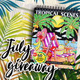 JULY 2020 COLORIT'S TROPICAL SCENES GIVEAWAY