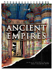 ColorIt Ancient Empires Adult Coloring Book Illustrated By Kring Demetrio