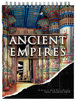 ColorIt Ancient Empires Adult Coloring Book Illustrated By Kring Demetrio